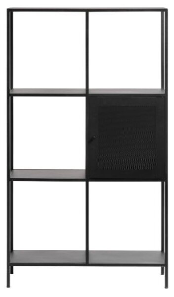 Malibu poličková skříňka černá 135 cm