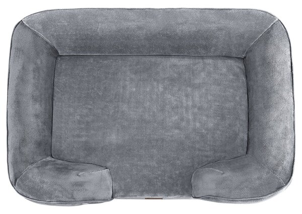 FurniGO Pelíšek pro psa Sheena L 98 x 70 cm - šedá