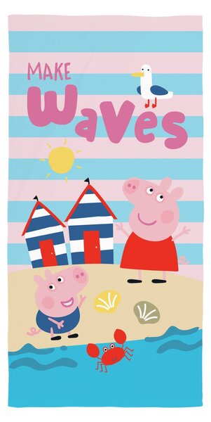 Plážová osuška Bluey / Prasátko Peppa (Prasátko Peppa) (100406273002)