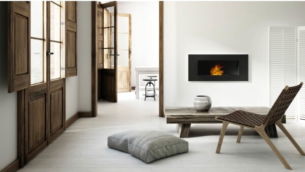 Kratki DELTA3/TUV - Vestavěný BIO krb DELTA3 40x120 cm 3x1,1kW černá