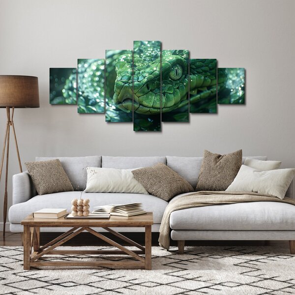 Obraz - Portrét hada (210x100 cm)