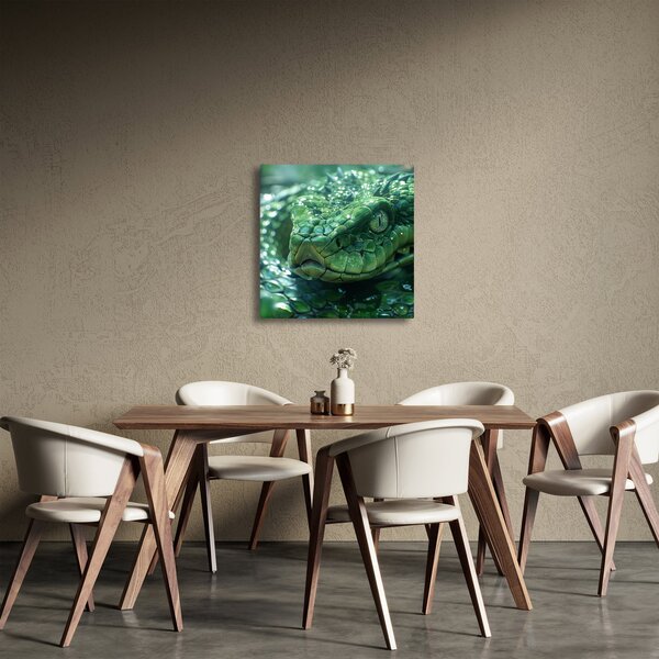 Obraz - Portrét hada (30x30 cm)