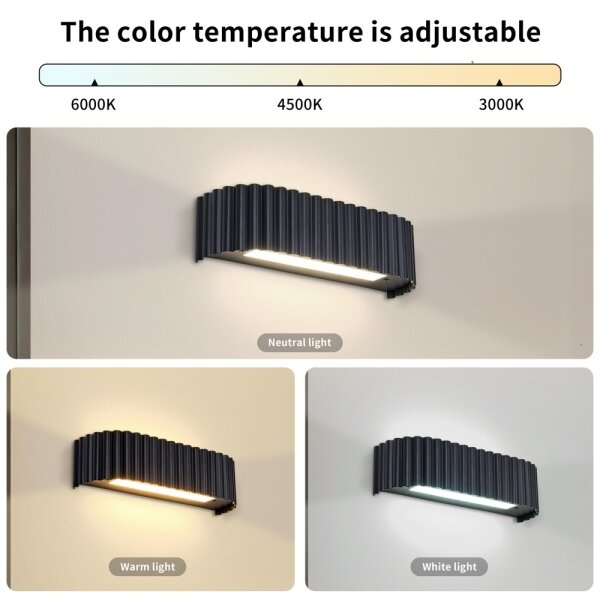 Brilagi - LED Nást. svít. FALCON MODERN LED/10W/230V 30 cm 3000/4500/6000K černá