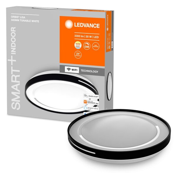 Chytré stmívatelné WiFi LED stropní světlo ORBIS LISA, TW