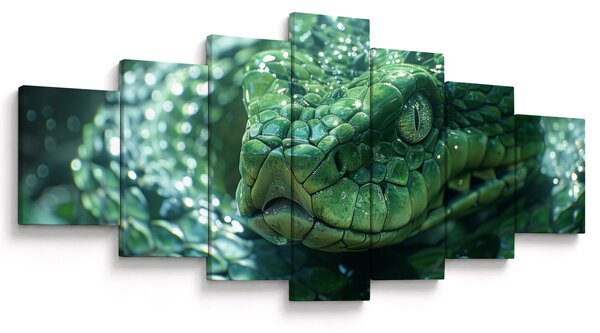 Obraz - Portrét hada (210x100 cm)