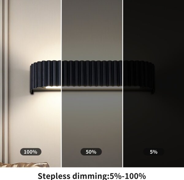Brilagi - LED Stmívat. nástěn. svít. FALCON MODERN LED/14W/230V 40 cm černá + DO
