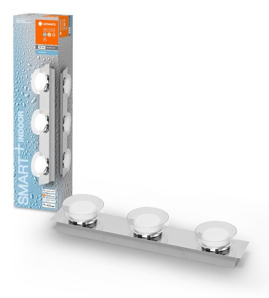 Chytré WiFi LED nástěnné světlo ROUND 480, nastavitelná bílá