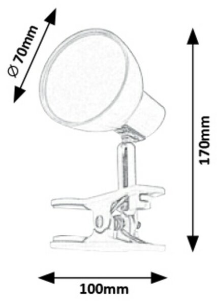 Rabalux bodové svítidlo Noah LED 5W 1479