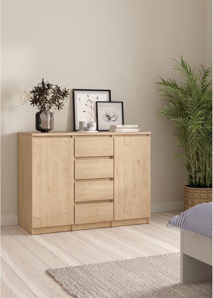 Komoda Simplicity 121 x 50 x 91 cm, hikora jackson