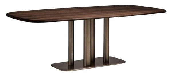 Jídelní stůl v dekoru ořechu 110x220 cm Melvar – Kave Home