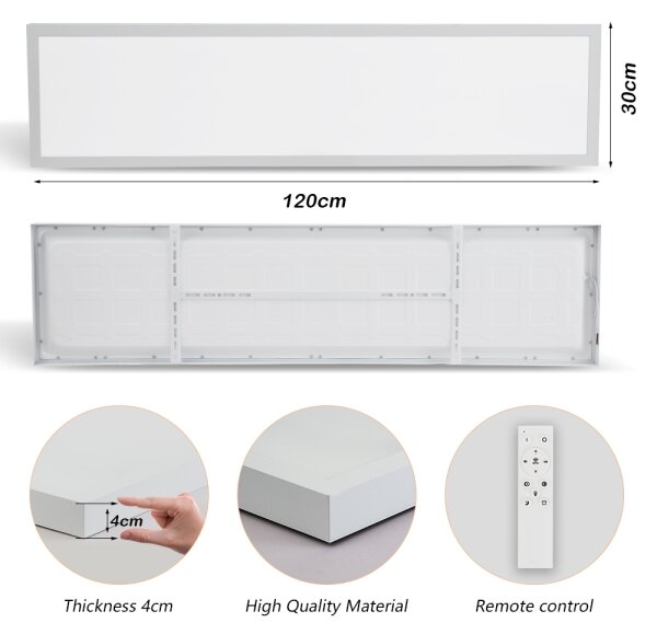 Brilagi-LED Stmívatelné koupelnové svítidlo FRAME SMART LED/50W/230V IP44 bíl+DO