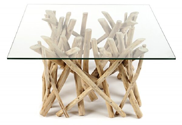 Gestell konferenční stolek - podnož hnědá 80 cm