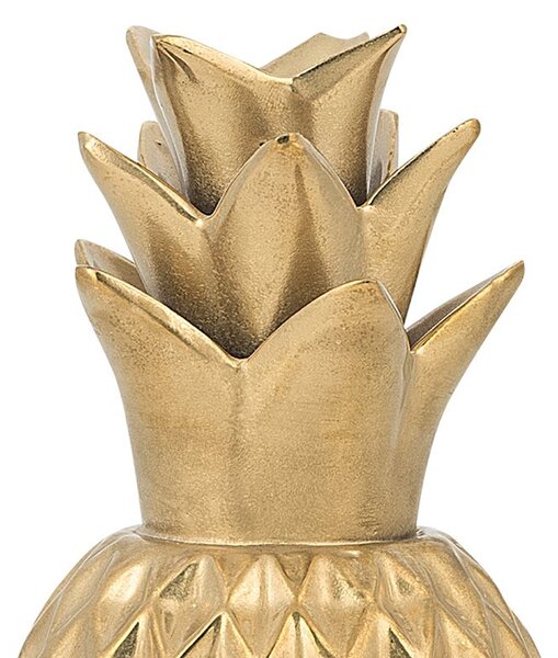Dekorativní figurka Ananas TYANA Keramika Zlatá