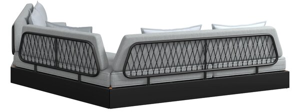 TERASOVÁ SEDACÍ SOUPRAVA 5dílné, dřevo, kov, plast, textil Ambia Garden - Online Only zahradní nábytek, Online Only