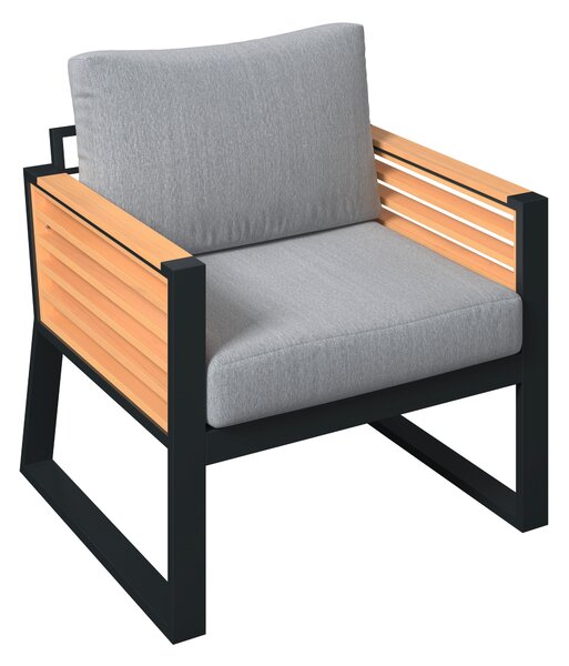 TERASOVÁ SEDACÍ SOUPRAVA 4dílné, dřevo, kov, textil Ambia Garden - Online Only zahradní nábytek, Online Only