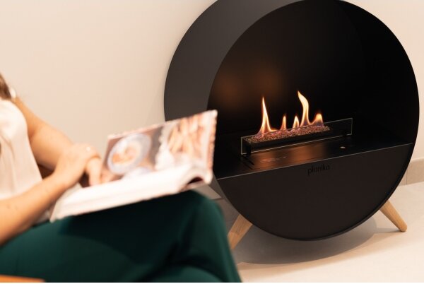 Planika Bubble Wall & Floor BEV - BIO krb na dálkové ovládání 72,6x65 cm 2,5kW