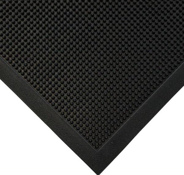 Vstupní gumová rohož COBA Fingertip 0,4 x 0,6m černá