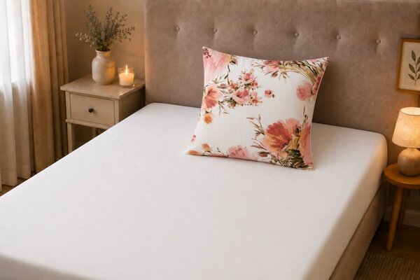 BELLATEX Jersey LUX Bílá 140x200 cm