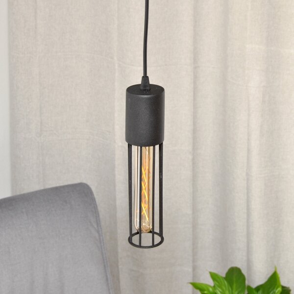 Lustr na lanku MELODY 1xE27/15W/230V černá