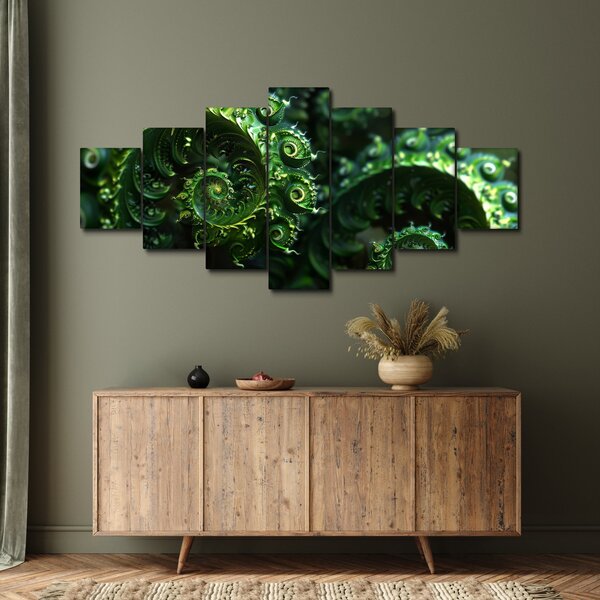 Obraz - Spirály (210x100 cm)