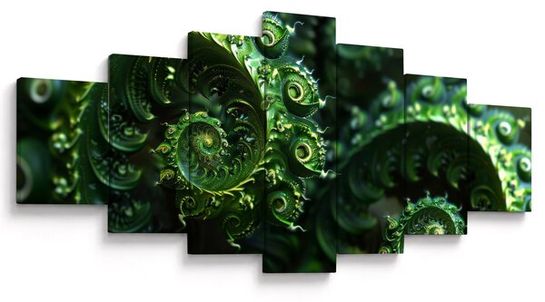 Obraz - Spirály (210x100 cm)