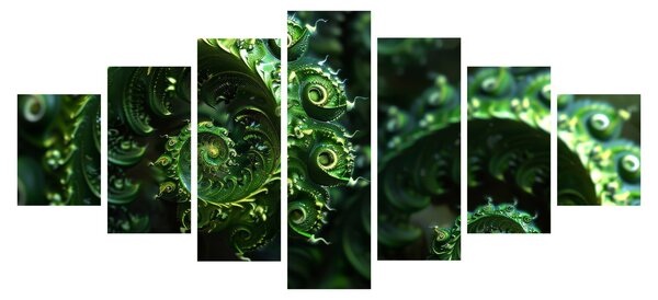 Obraz - Spirály (210x100 cm)