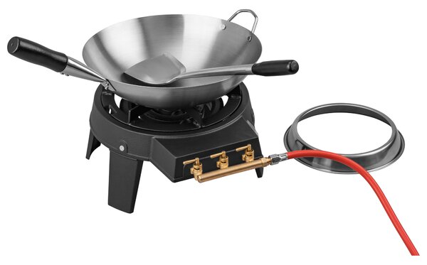 Grillmeister Plynový hořák se sadou Wok (100408242)