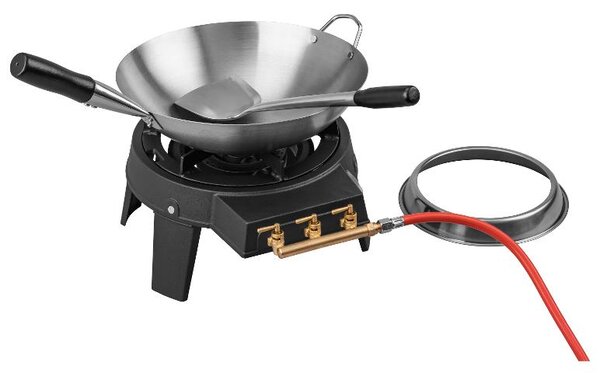 Grillmeister Plynový hořák se sadou Wok (100408242)