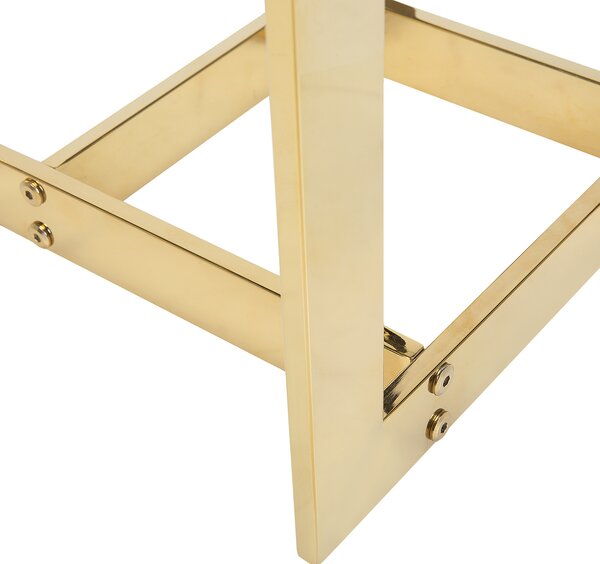 Odkládací stolek CRYSTAL Bezpečnostní sklo Zlatá