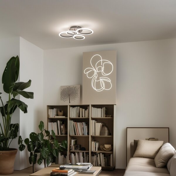 Brilagi - LED Stmívatelný přisazený lustr ORBITS LED/50W/230V 3000-6500K + DO