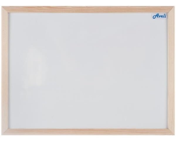 Magnetická tabule AVELI v dřevěném rámu 90x60 cm