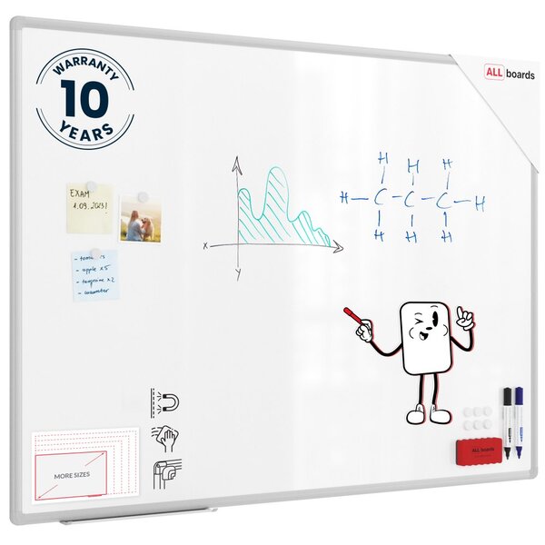 ALLboards PREMIUM EX129 magnetická tabule 120 x 90