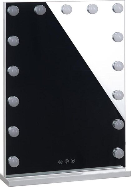 Zrcadlo s LED osvětlením HOLLYWOOD 43x58cm 4658-Z