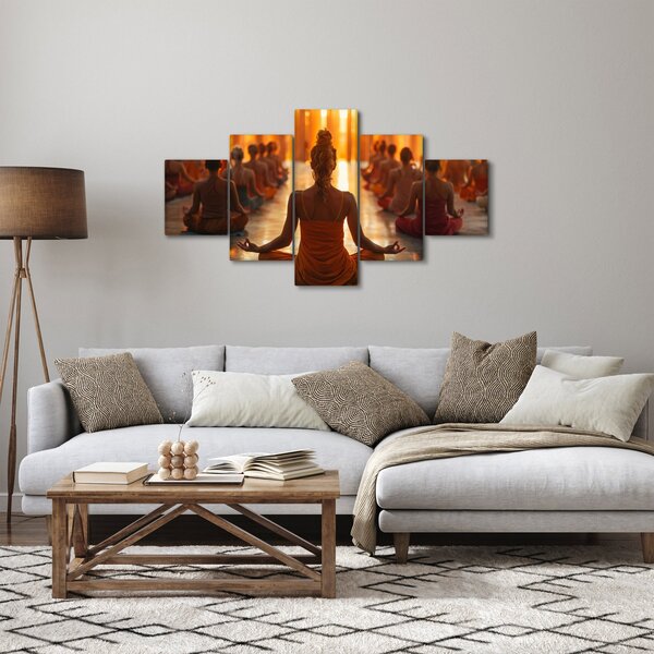 Obraz - Lekce jógy (125x70 cm)
