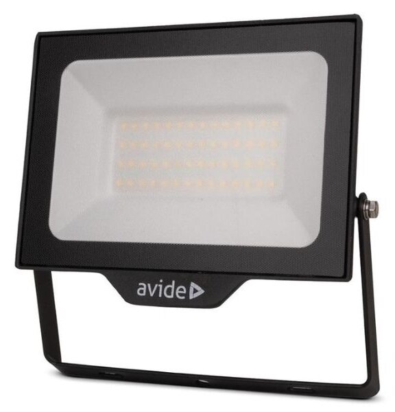 Prémiový ultratenký LED reflektor černý 50W 5000lm, denní, s přípravou na čidlo, 3 roky