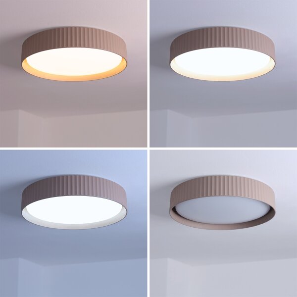 Brilagi - LED Stmívatelné stropní svítidlo LUCIA LED/48W/230V pr. 41 cm taupe+DO