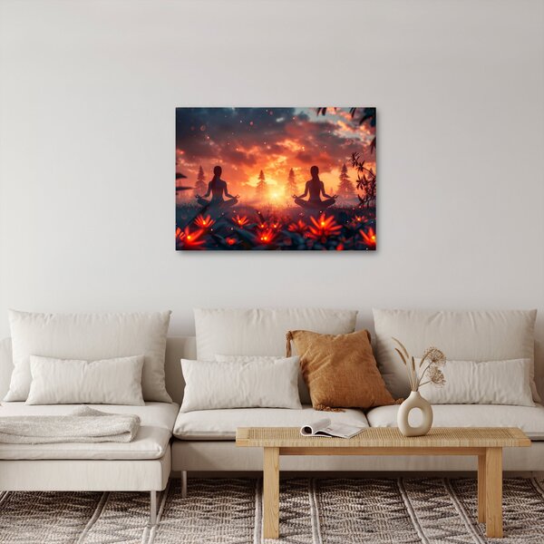 Obraz - Jóga v přírodě (70x50 cm)