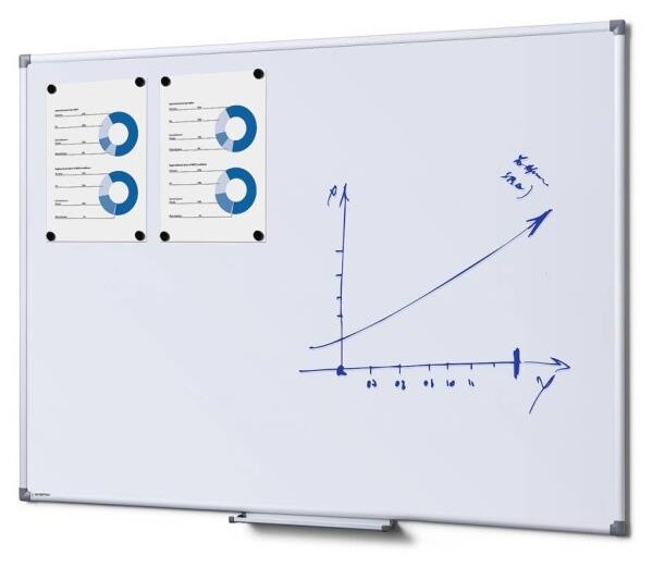 Popisovací magnetická tabule Whiteboard SCRITTO 90x60 cm