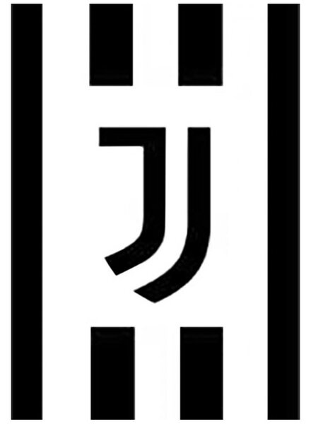 Velká fleecová deka Juventus FC - motiv Black & White - Polar fleece 150 x 200 cm
