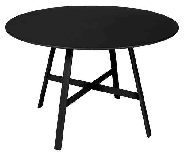 Černý kovový zahradní stůl Fermob So'O 117 cm