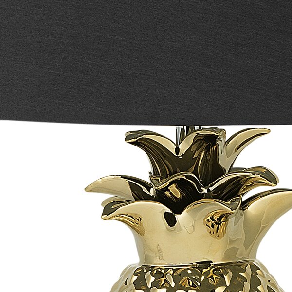 Stolní lampa PINEAPPLE Keramika Zlatá