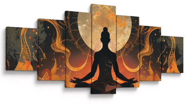 Obraz - Meditace (210x100 cm)