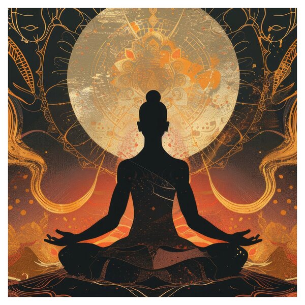 Obraz - Meditace (30x30 cm)