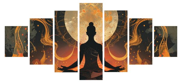 Obraz - Meditace (210x100 cm)