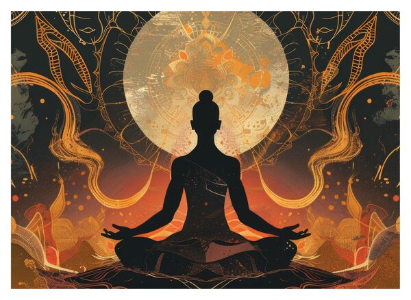 Obraz - Meditace (70x50 cm)