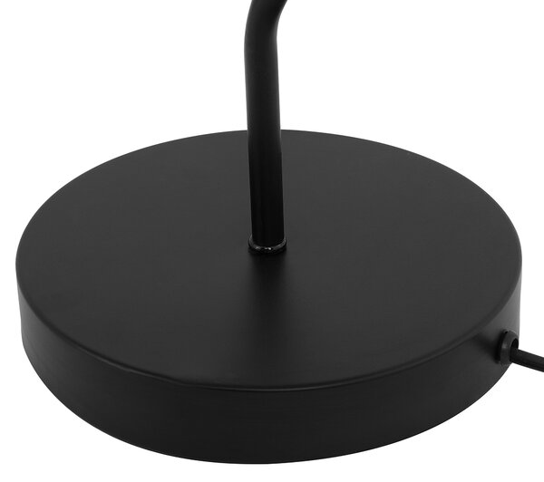 Stolní lampa HORTON Nastavitelná Kov Černá