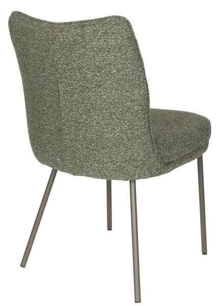 -25 % Dny MOMENTI– Housecraft Living Zelená čalouněná jídelní židle Jacques