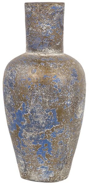 Dekorativní váza zlato modrá CALLATIS
