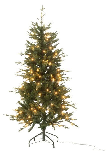 J-line Umělý vánoční strom Suzan 150 cm s LED osvětlením