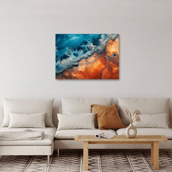 Obraz - Voda a oheň (70x50 cm)